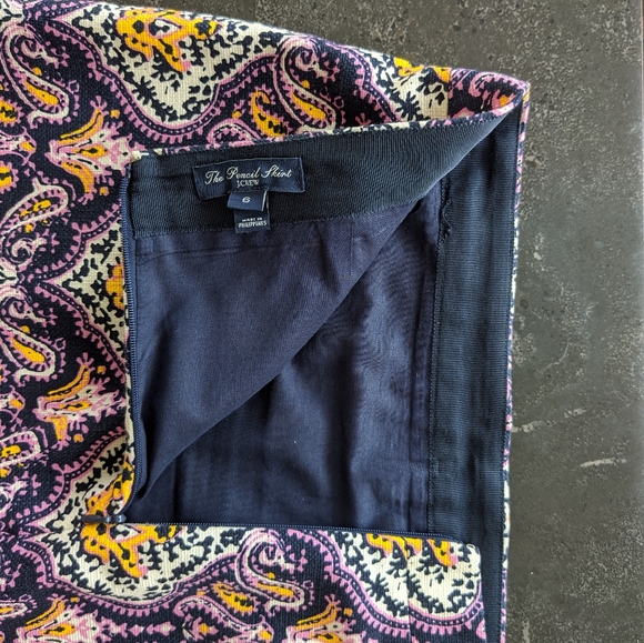 J. Crew "The ✏️ Pencil Skirt" Cotton - Picture 2 of 3